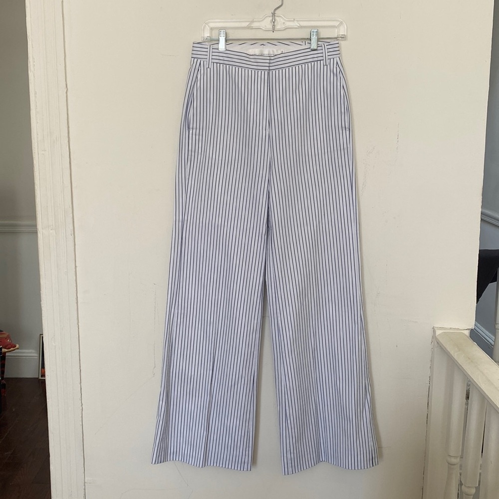 Victoria Beckham Wide Leg striped trousers Chic
